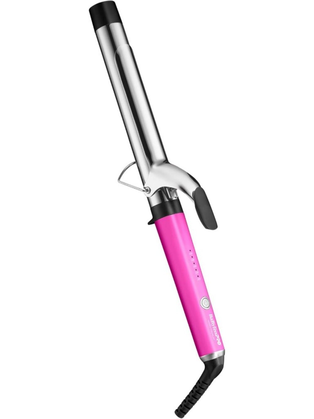 Professional Curling Iron with Extended Barrel - Perfect for Long Hair, Titanium